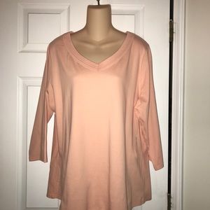 Coldwater Creek v-neck top.  NWT